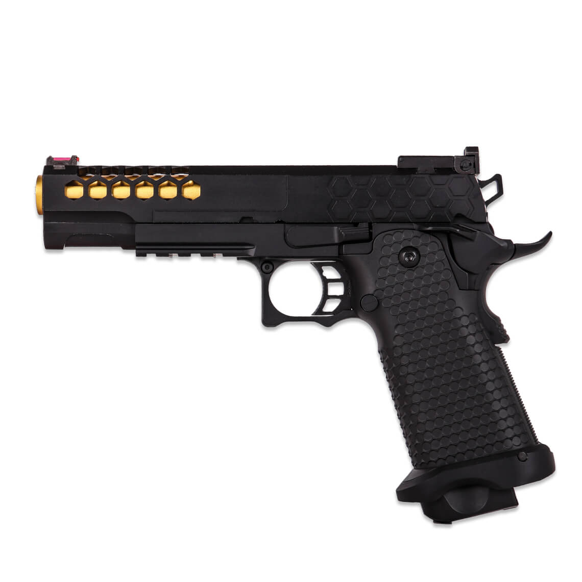 Pistola semiautomática de gas 3339 con corredera CNC