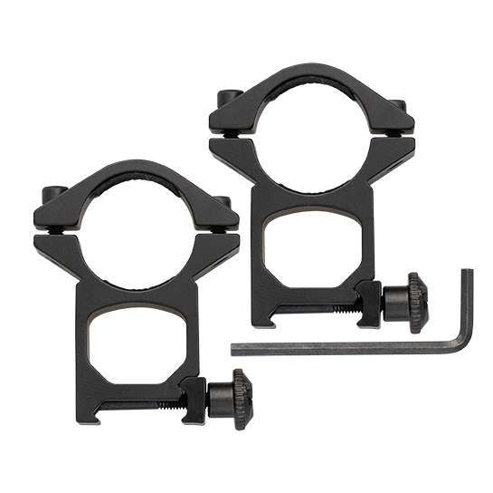 Set de dos anclajes para rail de diametro 25 y 30 mm