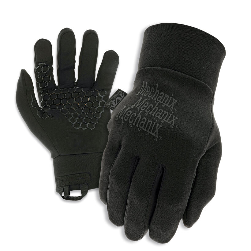Guantes tácticos mechanix coldwork covert base layer negros