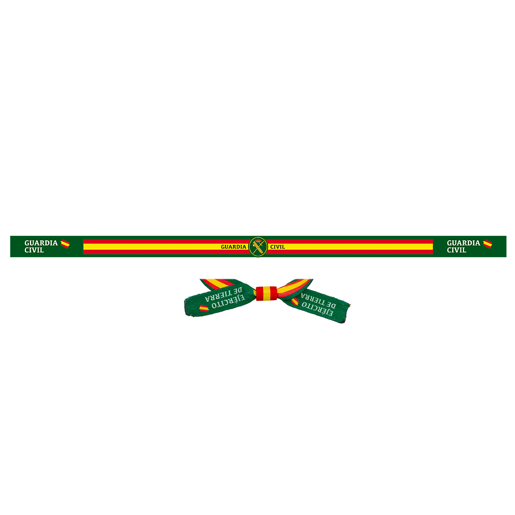 Pulsera de tela Guardia Civil
