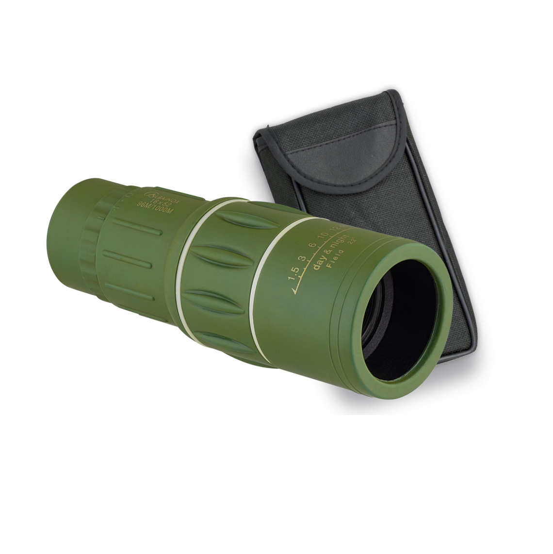 Monocular verde de aumento 16x52