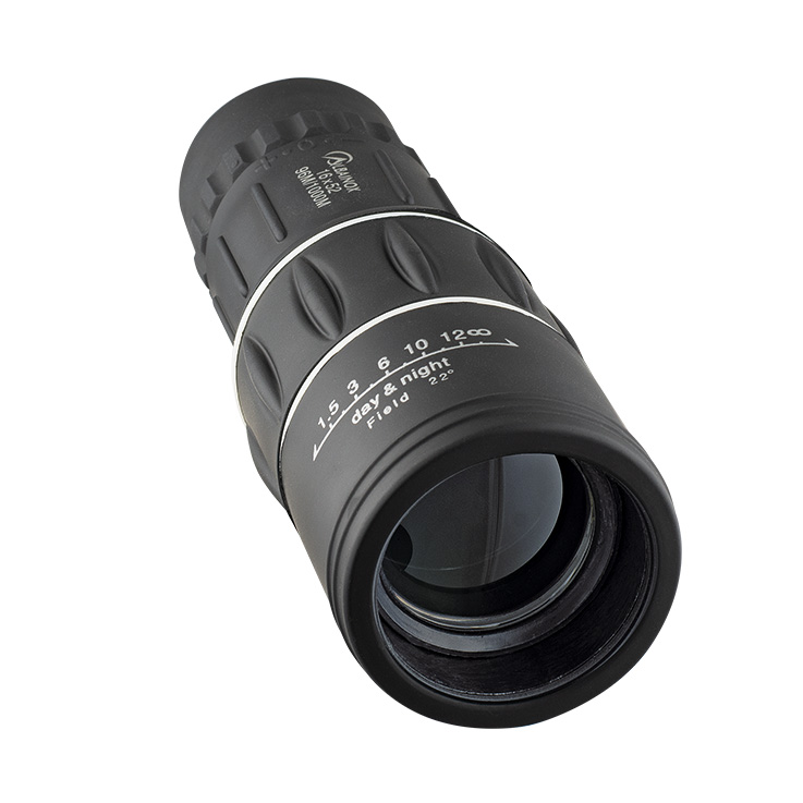 Monocular negro de aumento 16x52