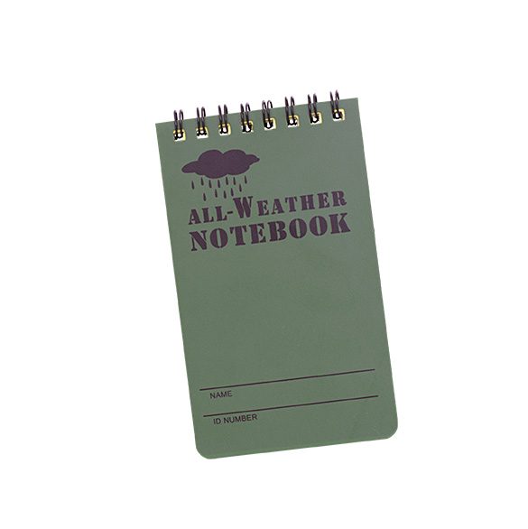 Libreta waterproof 15x10 cm