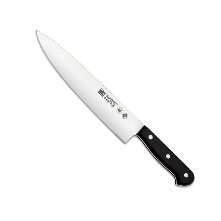 Cuchillo cocinero con hoja de 23 cm y mango de polioximetileno ne...