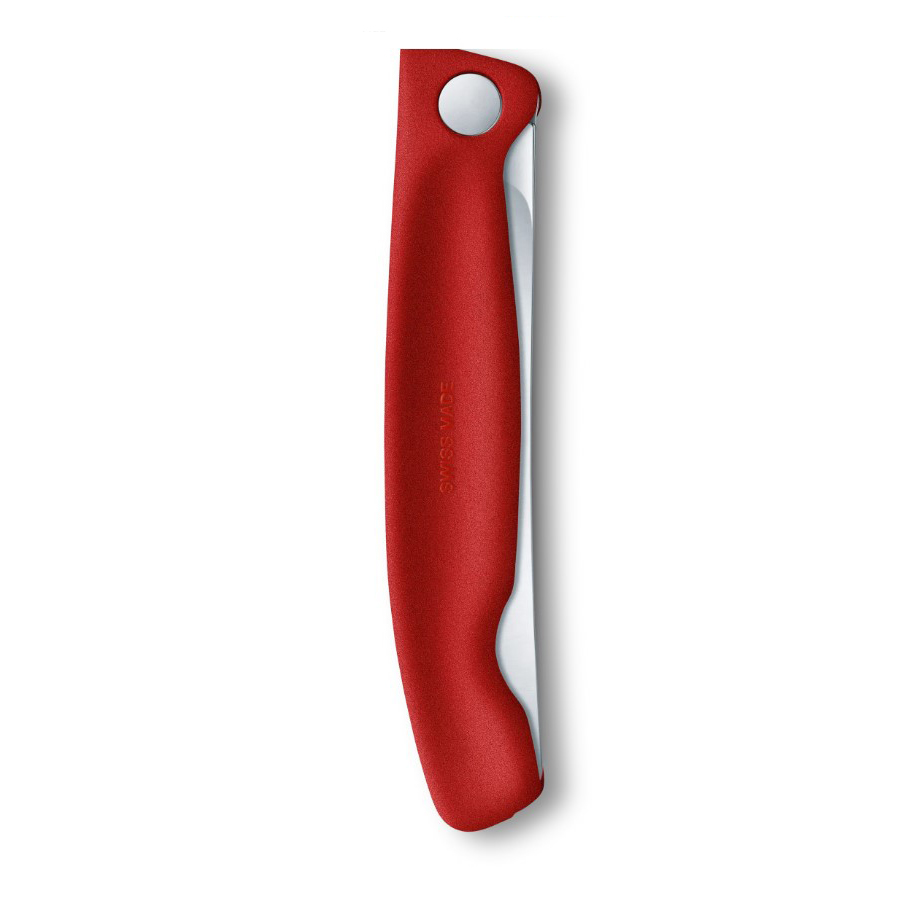 Victorinox Swiss Classic Folding Table Knife Serrated Edge Red Handle