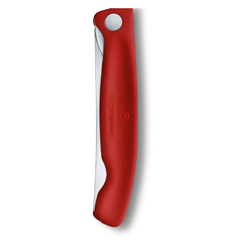 Victorinox Swiss Classic Folding Table Knife Serrated Edge Red Handle