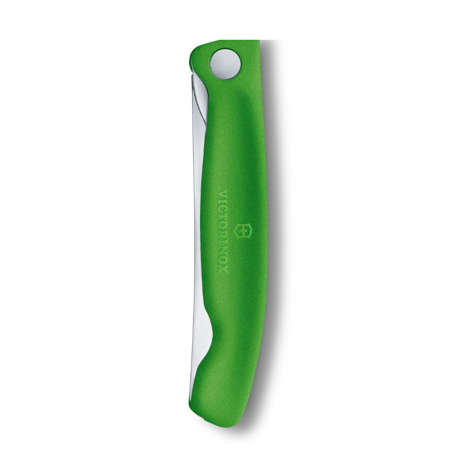 Victorinox Swiss Classic Folding Table Knife Serrated Edge Green Handle