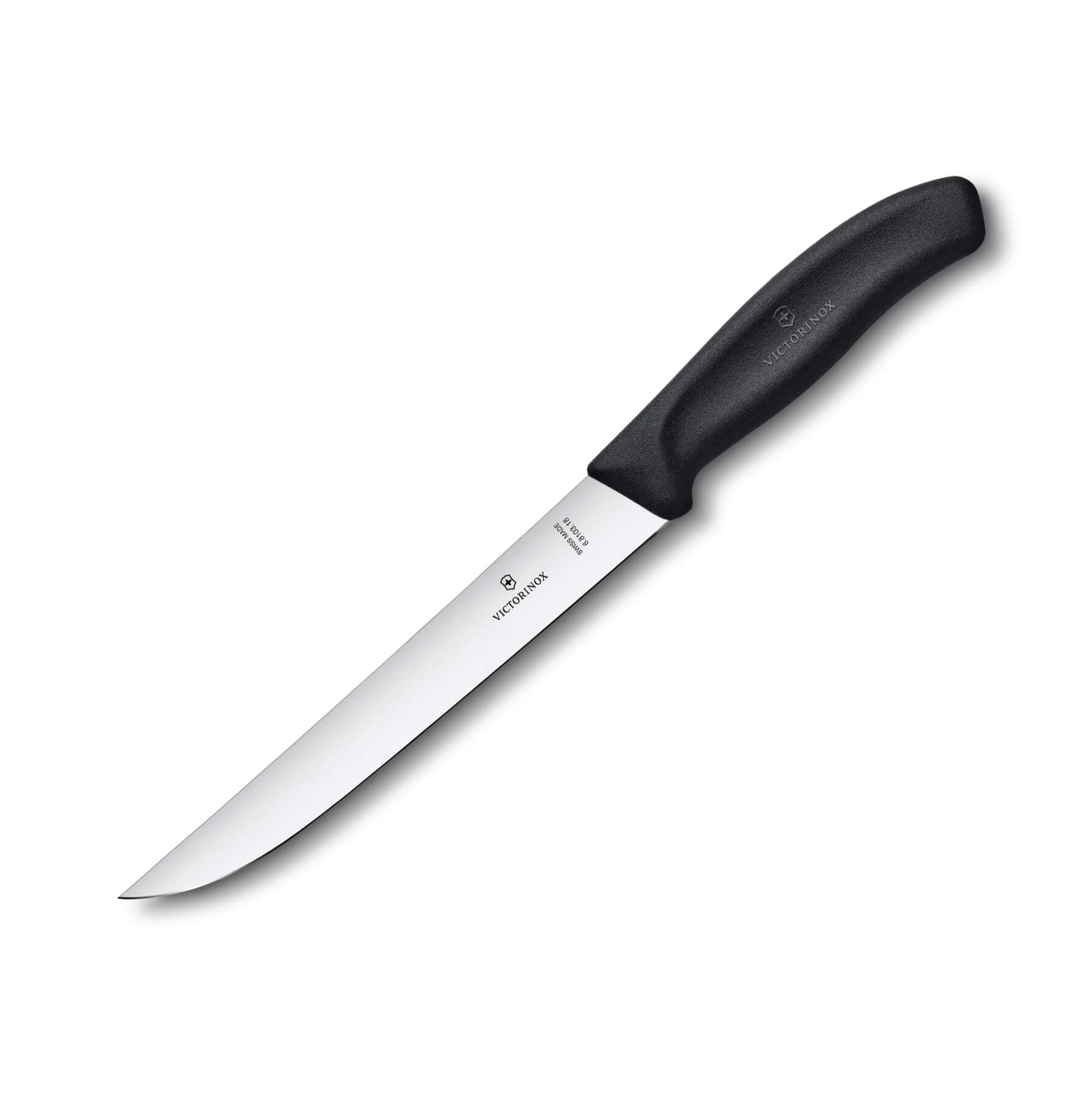 Cuchillo para trinchar Victorinox de mango negro con hoja de 18 c...