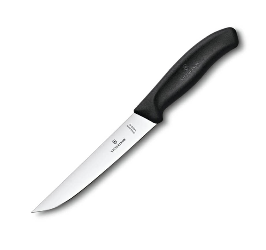 Cuchillo para trinchar Victorinox de mango negro con hoja de 15 c...