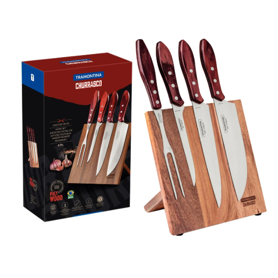 Juego para asado o cocina con 5 piezas Tramontina