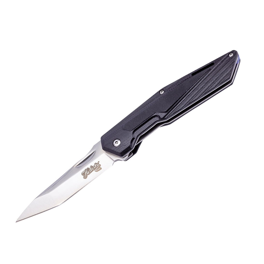 Navaja táctica Herbertz con hoja de 8.3 cm y mango de G-10 negro