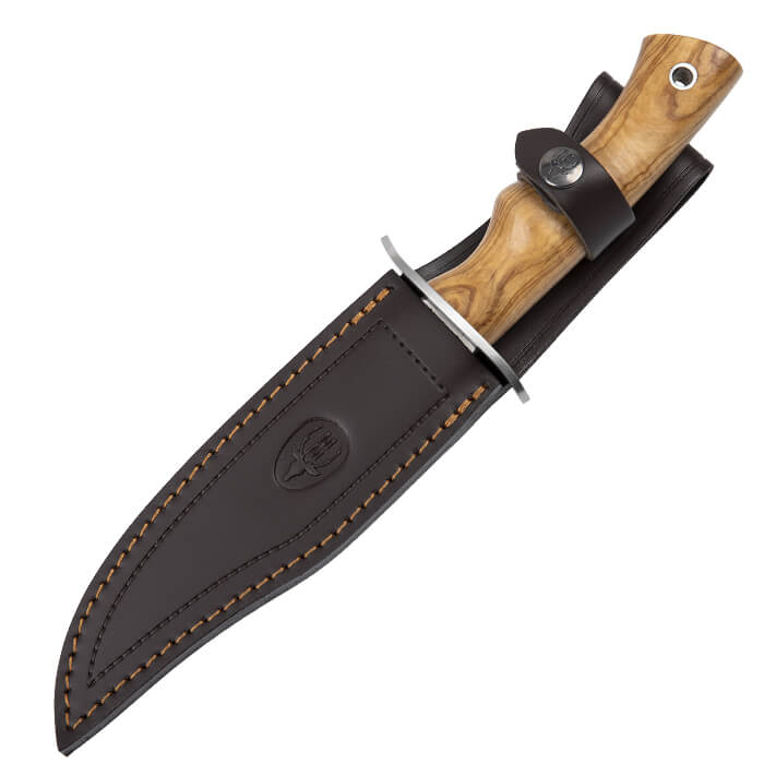 Cuchillo Muela Caz 16OL con mango de madera de olivo y hoja de 16 cm