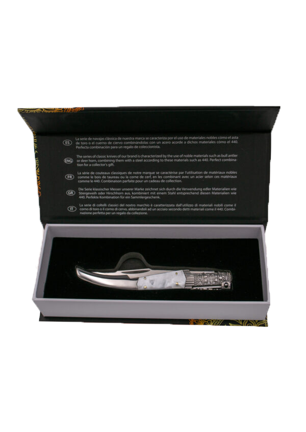 Couteau à cliquet arabe Serie Seda Perla 13cm