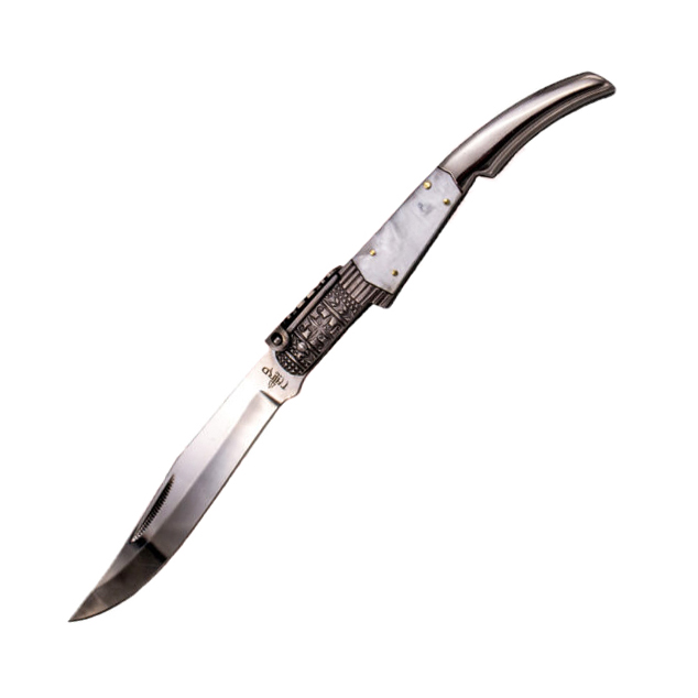 Navaja árabe Carraca Serie Seda Perla 11cm