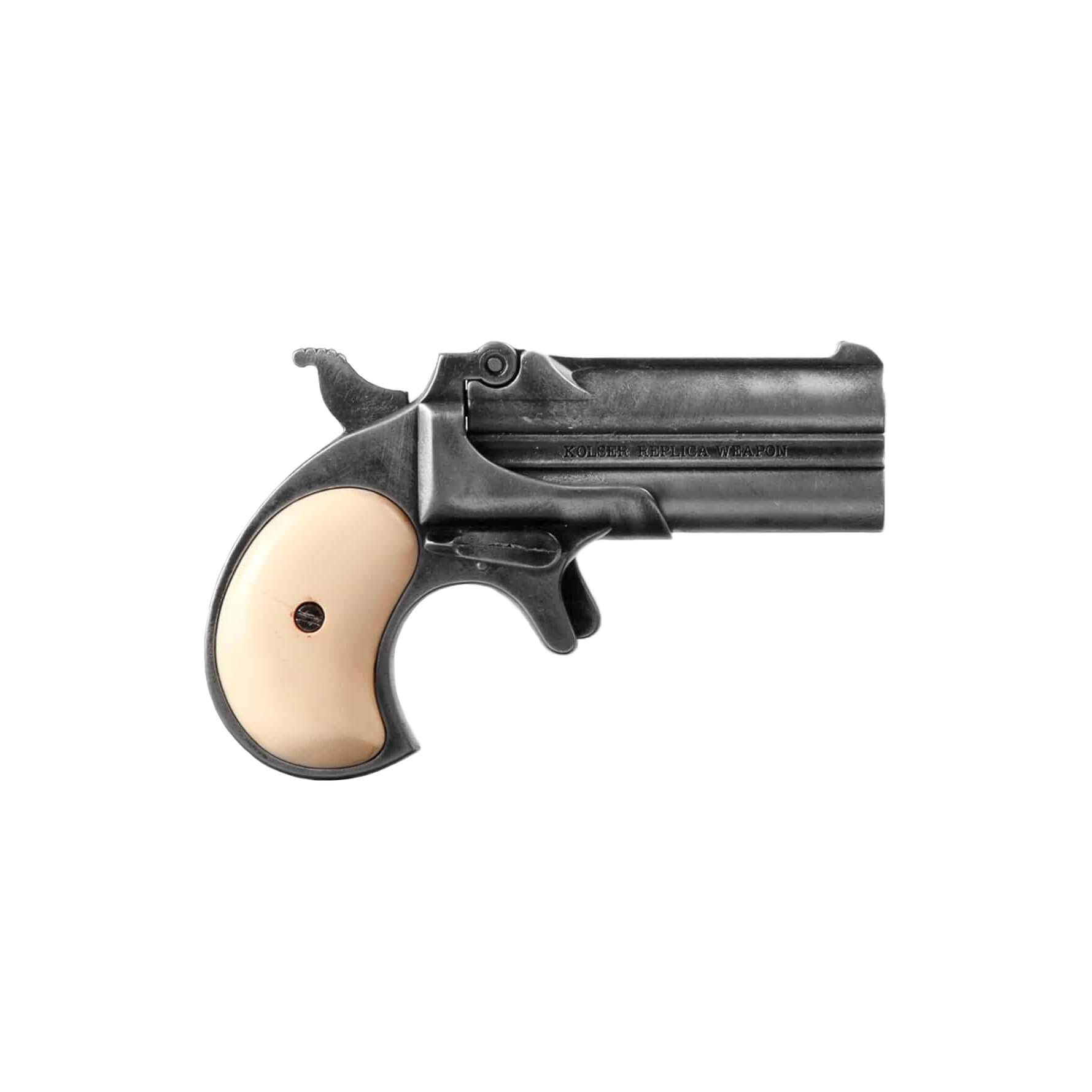 Réplica da pistola Double Derringer Mod.95 em marfim