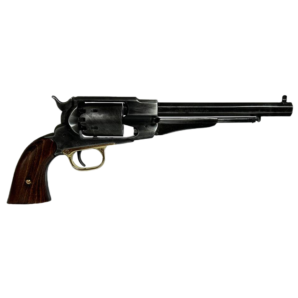 Replica revólver Remington 1858 metal negro envejecido