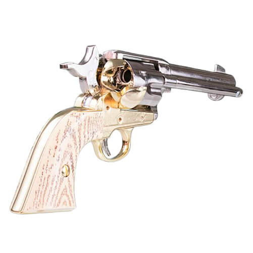 Réplique revolver Colt 45 Kolser FAST DRAW 4’75 ivoire nickelé