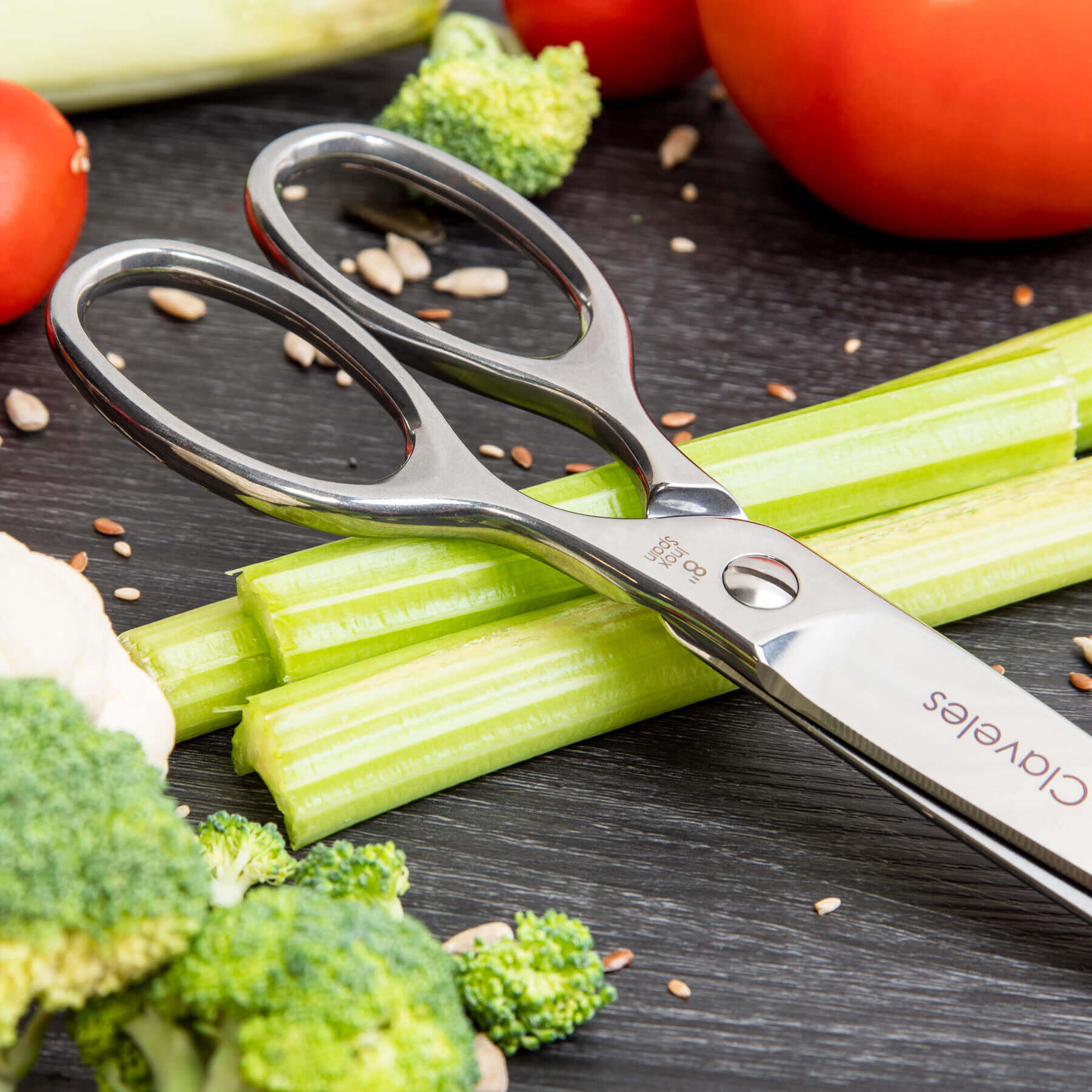 Tijeras de cocina 3 Claveles Gastro de 20 cm