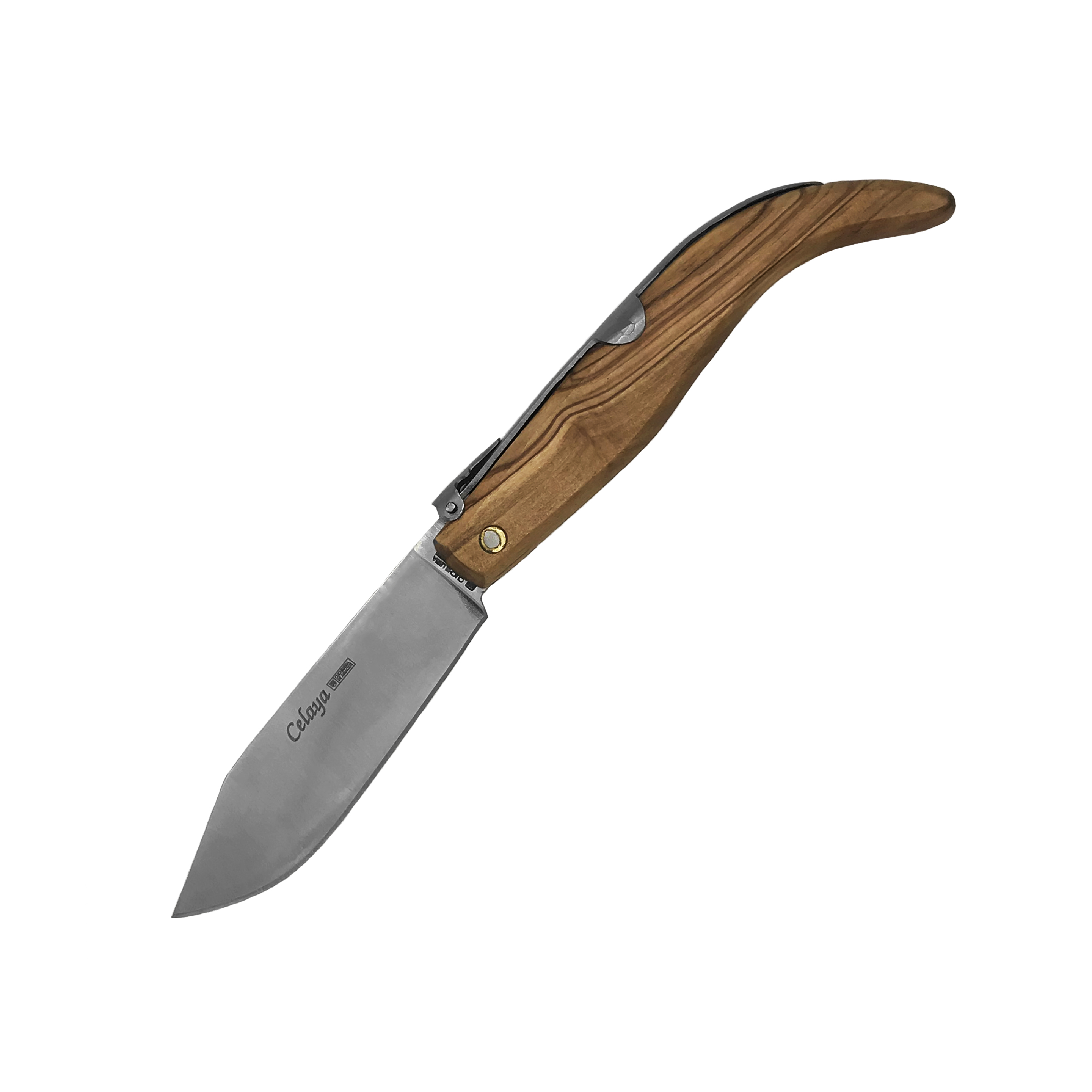 Navajas Pastora artesana con mango de madera de olivo y hoja de 7...