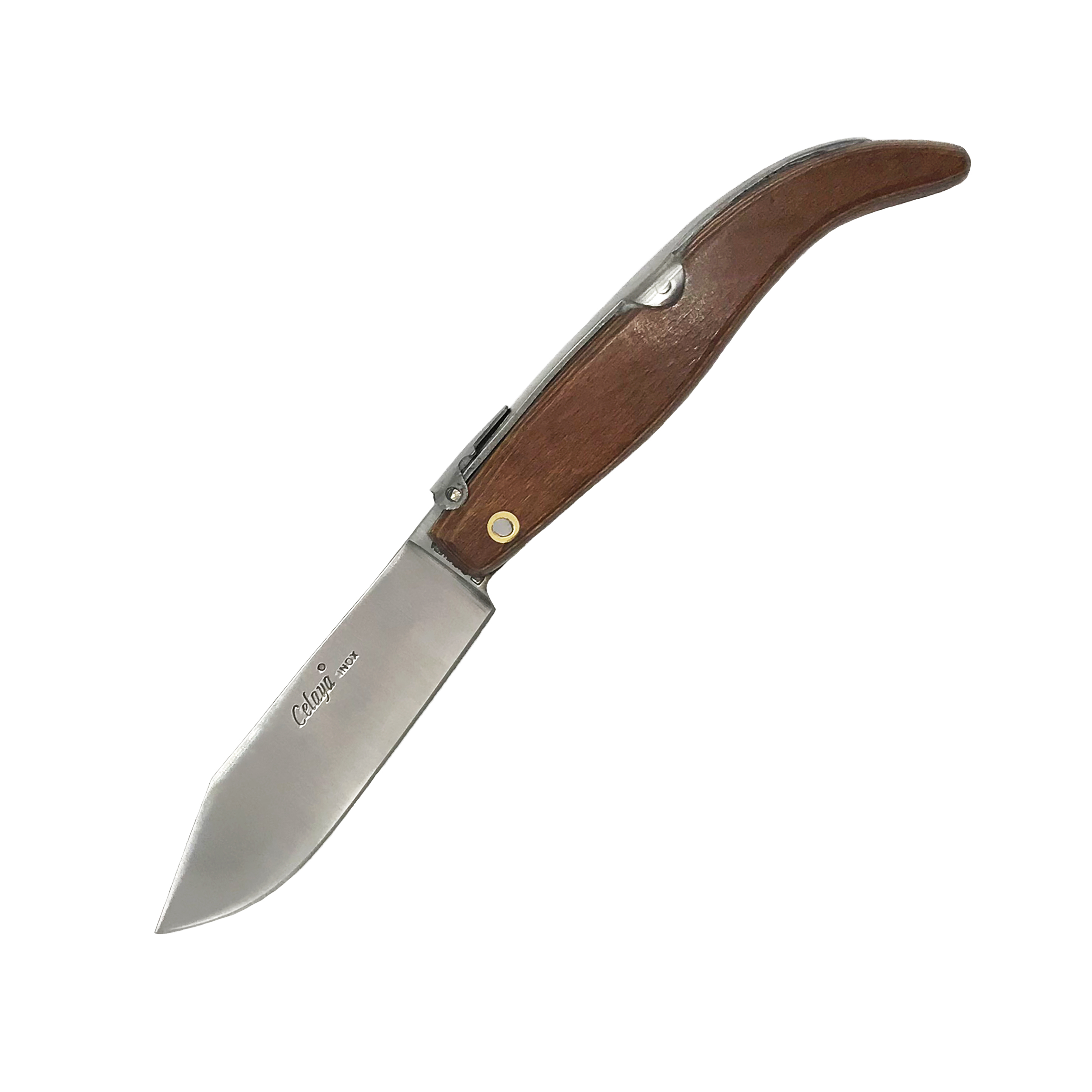 Navajas Pastora artesana con mango de madera prensada y hoja de 7...