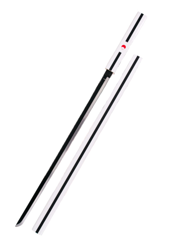 Catana Sasuke Uchiha de Naruto con mango de madera blanco