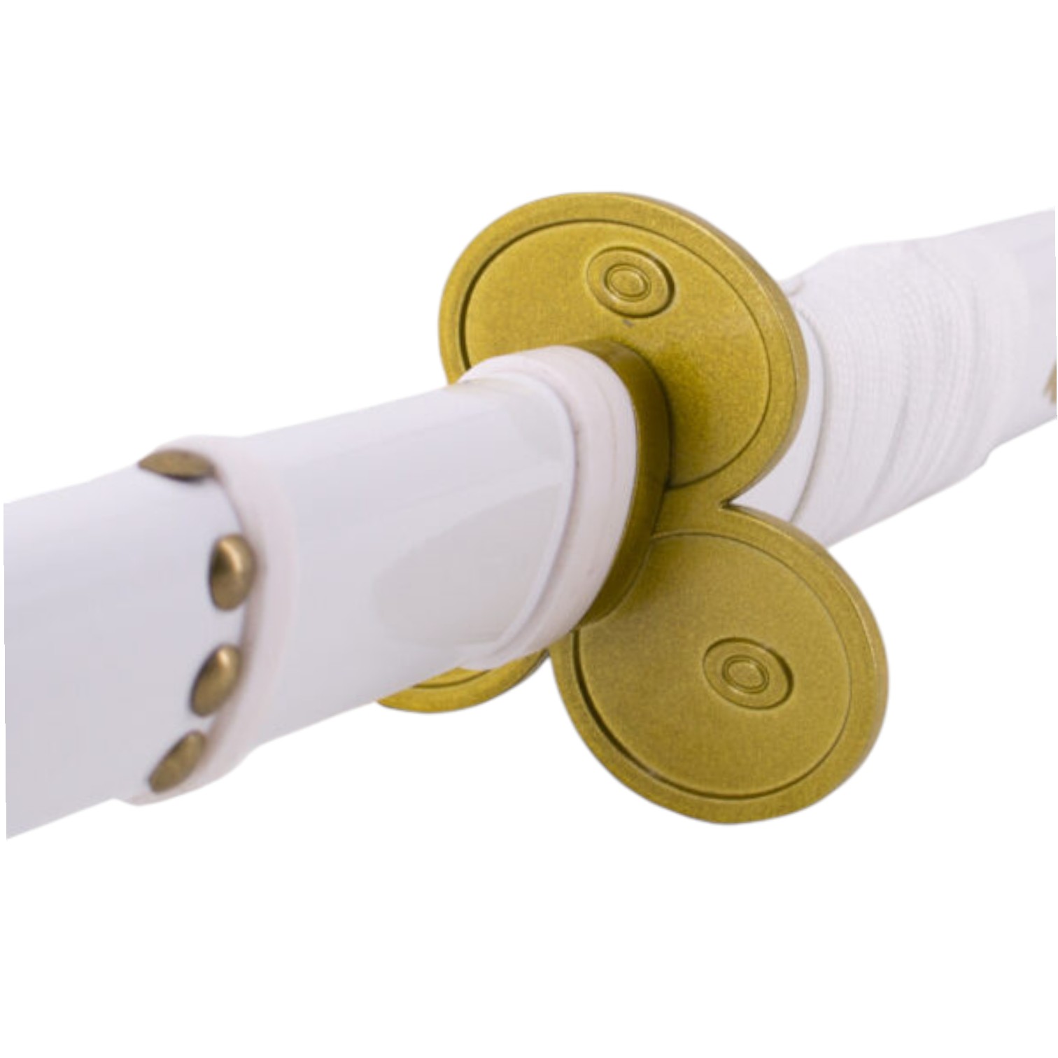 Katana Enma von Zoro in One Piece weißer Farbe mit goldenen Details