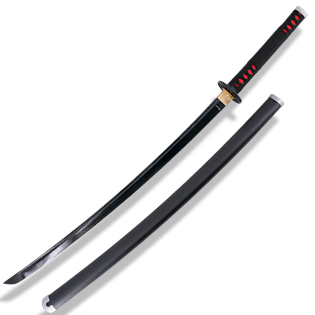 Kamado Tanjirous funktionales Katana mit Kohlenstoffstahlklinge u...