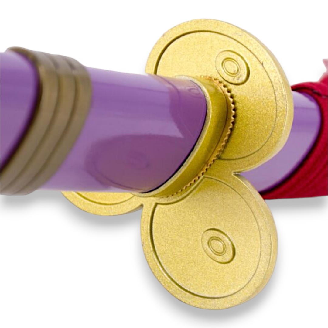 Funktionelles Katana Enma von Zoro aus One Piece lila mit goldenen Details