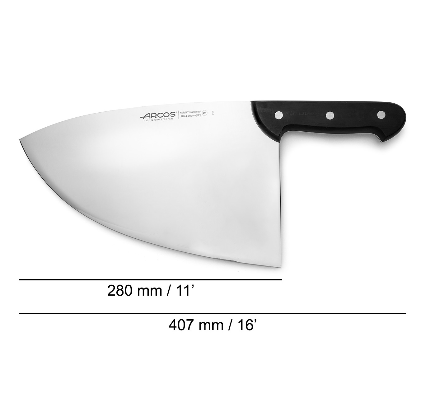 Machado de filetagem Arcos Universal Series 28 cm de comprimento