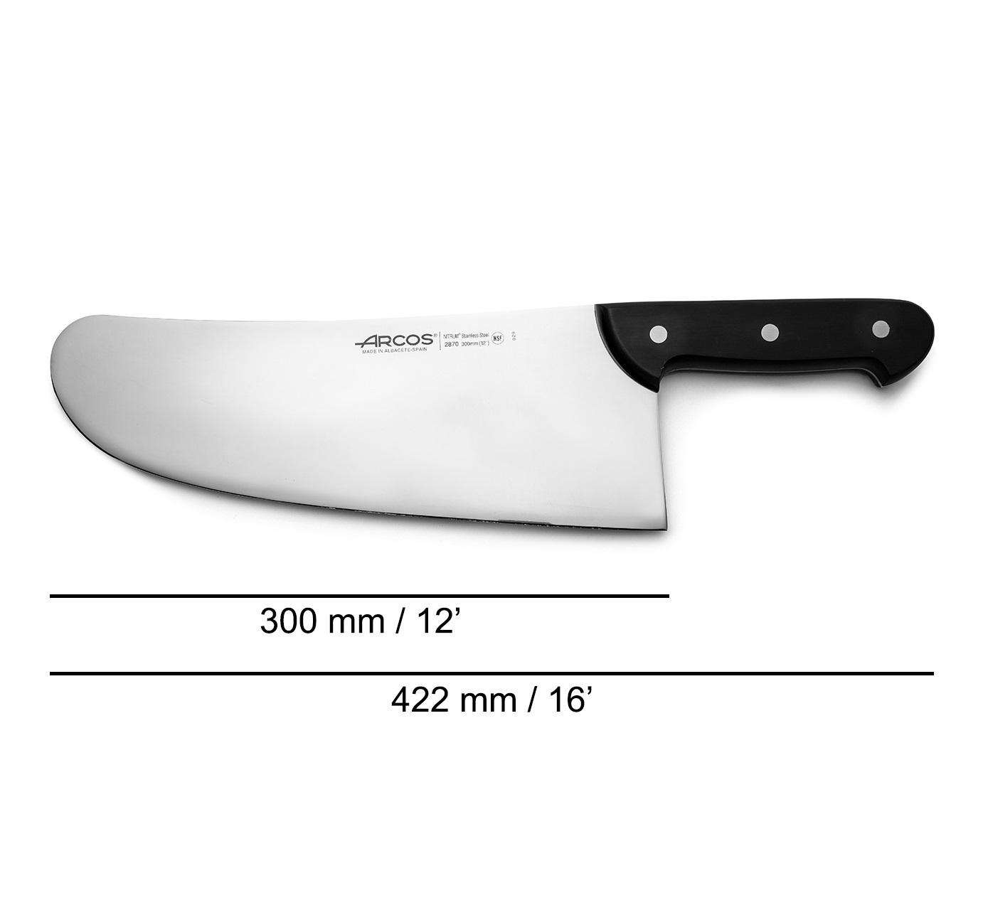 Cuchillo Pescadero Arcos Serie Universal con hoja de 30 cm