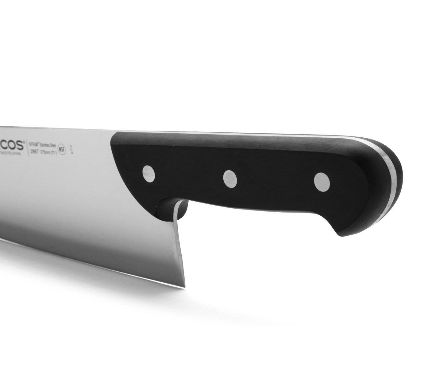 Faca de talho universal Arcos com lâmina de 27,5 cm de largura e cabo em polioximetileno