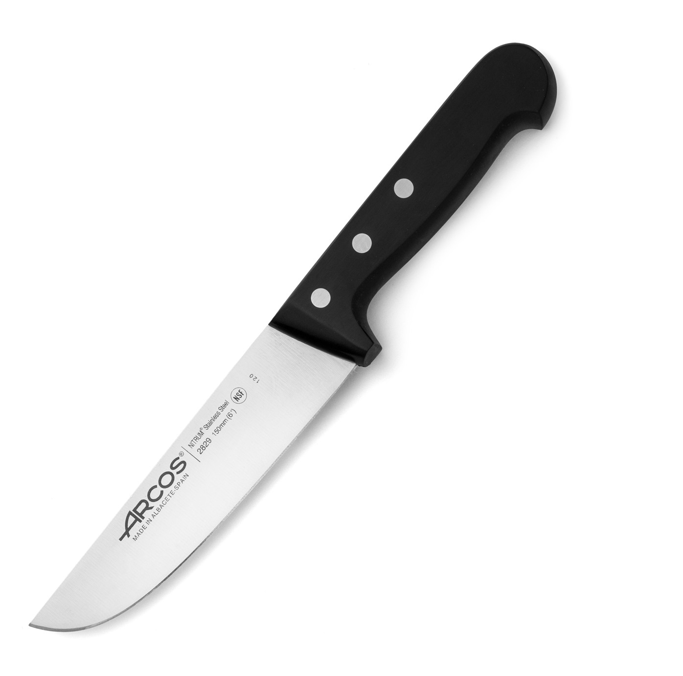 Cuchillo Carnicero recto Arcos Universal con hoja de 15 cm y mang...