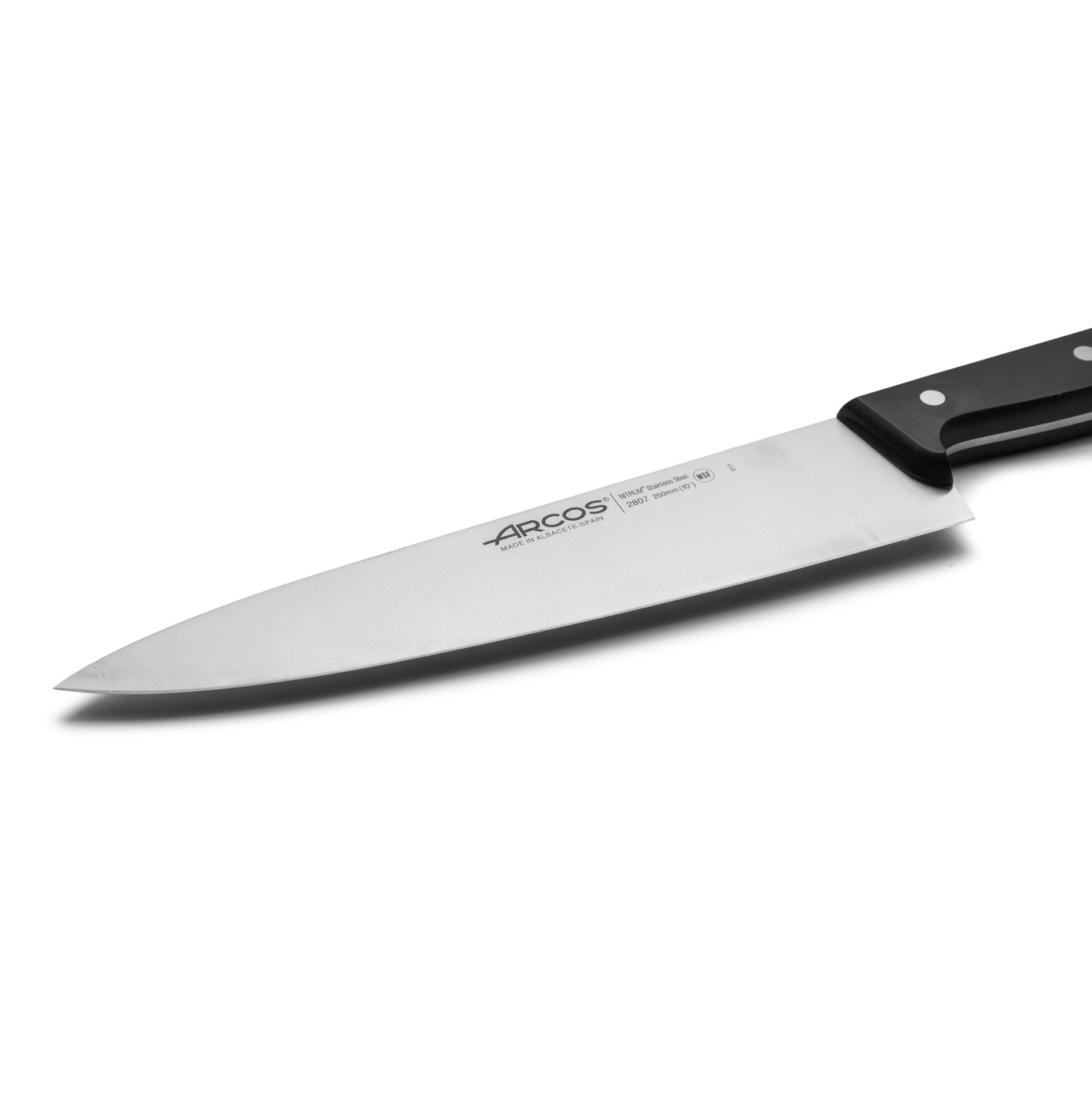 Arcos Universal Chef's Knife with 25 cm blade and Polyoxymethylene handle