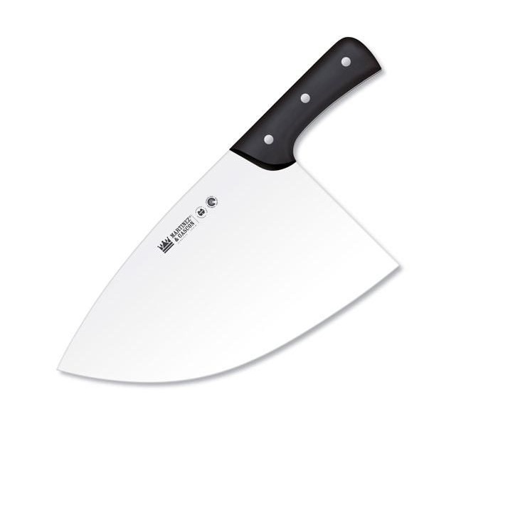 Chuletera media luna Martínez y Gascón con hoja de 30 cm y mango ...