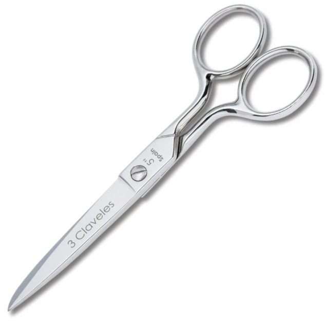 5 "Tesoura de costura feita de aço carbono 3 Claveles