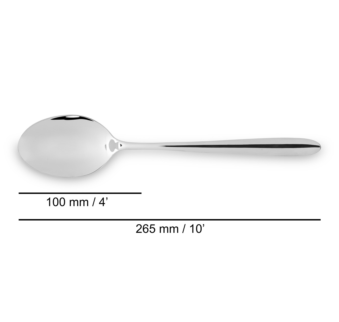 Colher de servir Arcos Berlin 265 mm em aço inoxidável