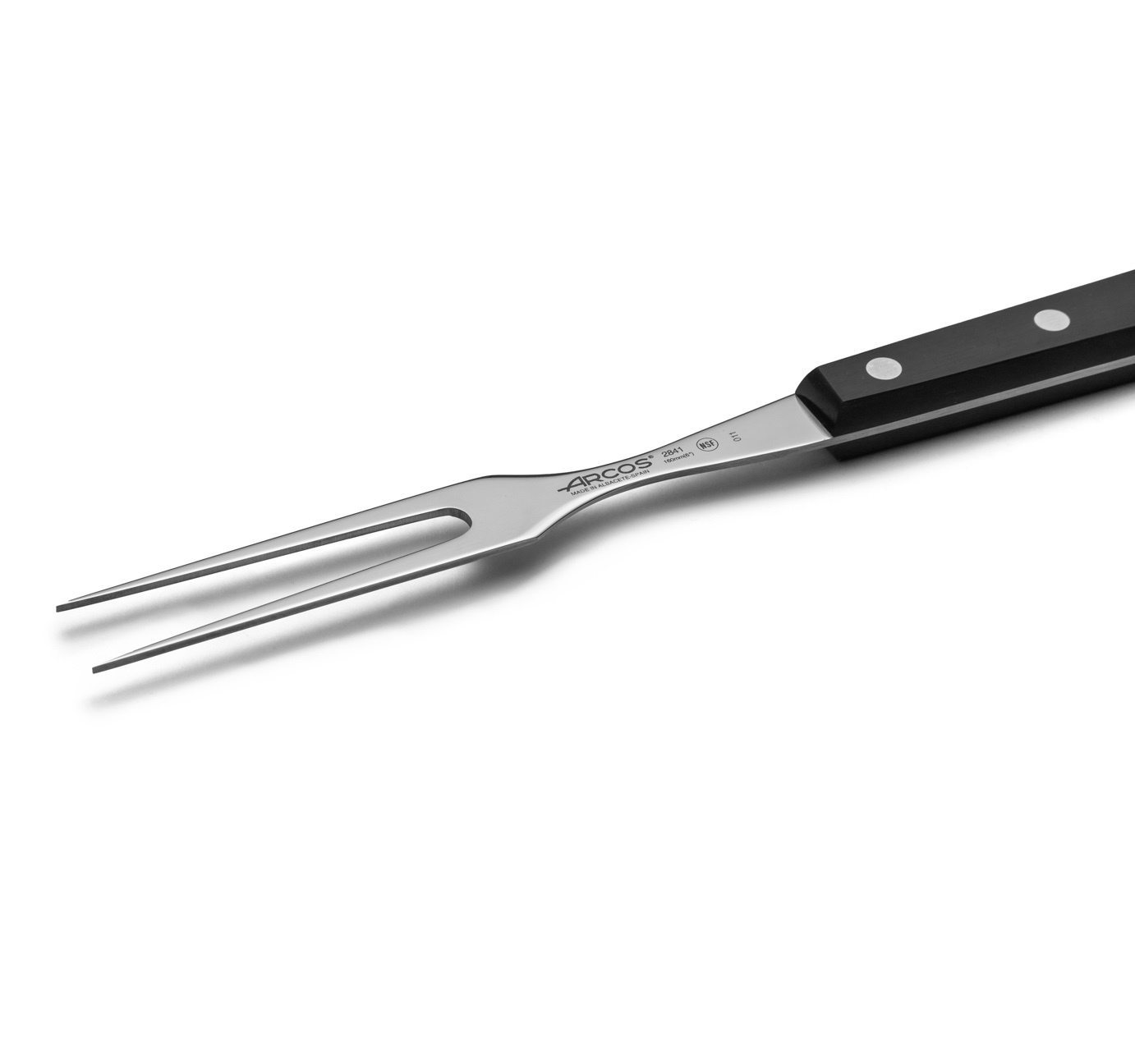 Garfo de trinchar Arcos Universal 160 mm com cabo em polioximetileno preto