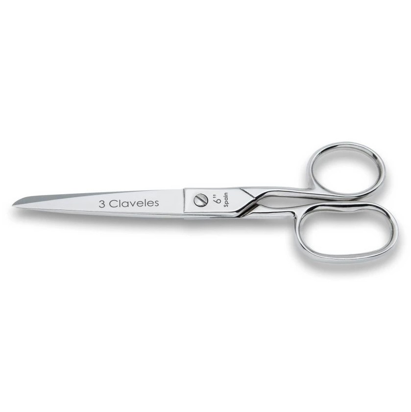Tijera de modista 3 Claveles de 6" con dedales de diferente tamañ...