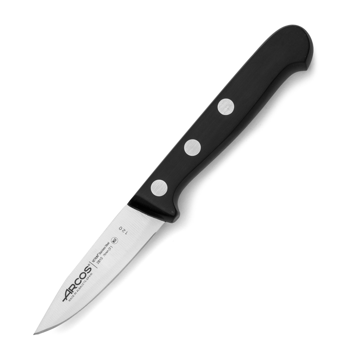 Cuchillo mondador Arcos Universal 75 mm con mango de polioximetil...