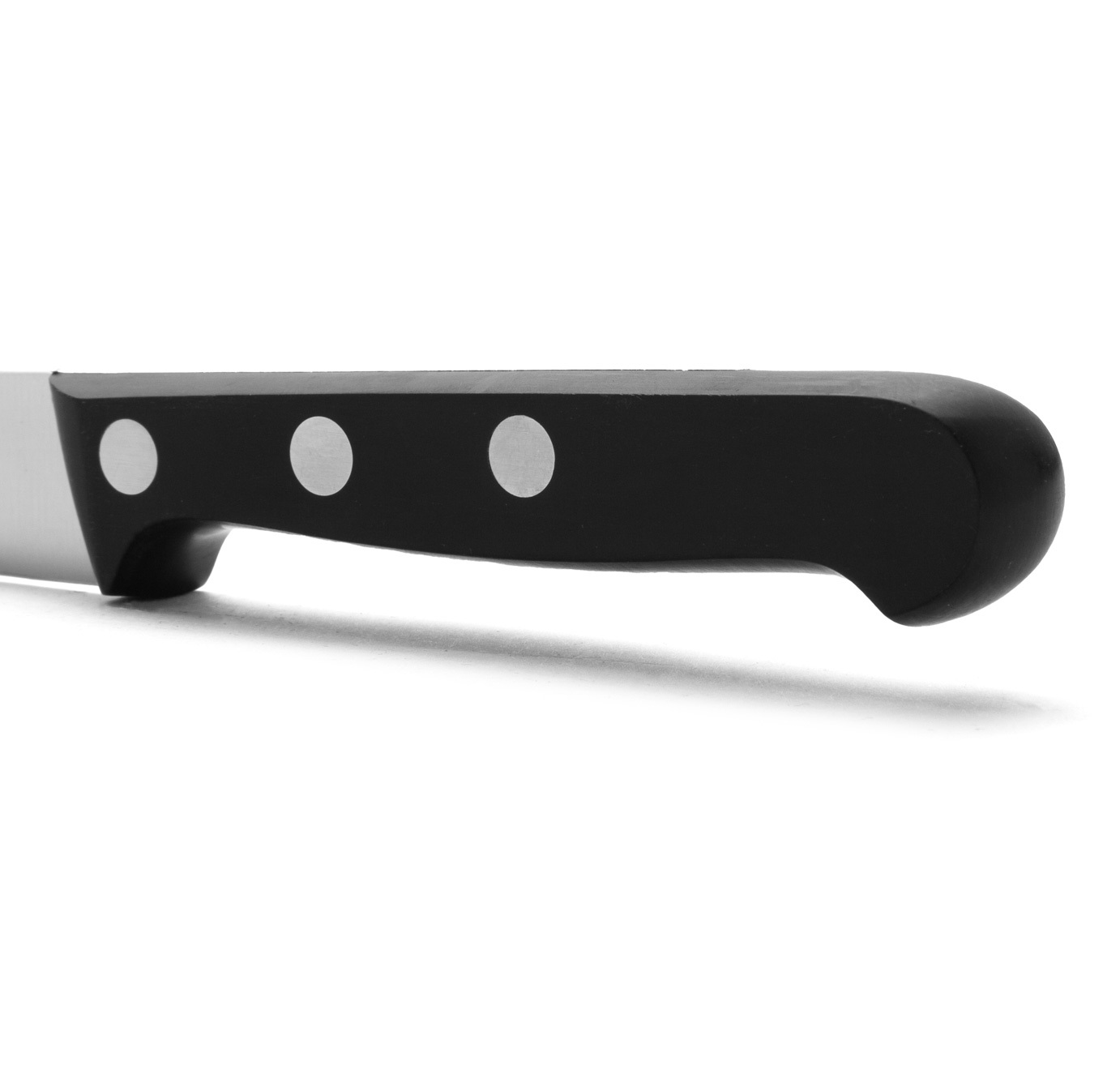 Cuchillo de verduras Arcos Universal con mango de polioximetileno negro y hoja de 100 mm