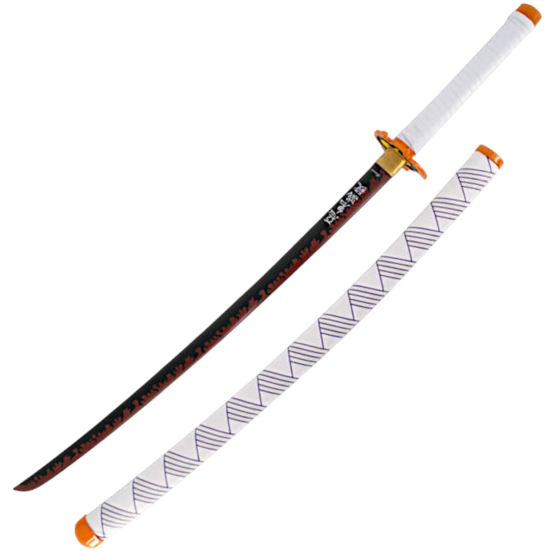 Funktionelles Demon Slayer Katana verwendet von Rengoku Kyoujurou...