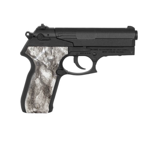 Pistola de CO2 PT-80 Dark Ltd. com carregador rotativo