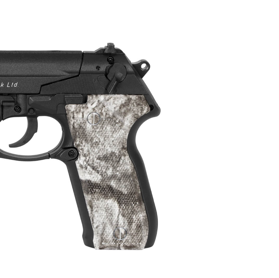 Pistola de CO2 PT-80 Dark Ltd. com carregador rotativo