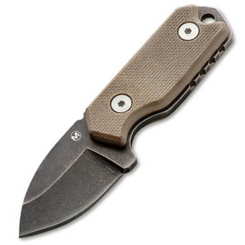 Cuchillo pequeño polivalente con hoja de acero inoxidable