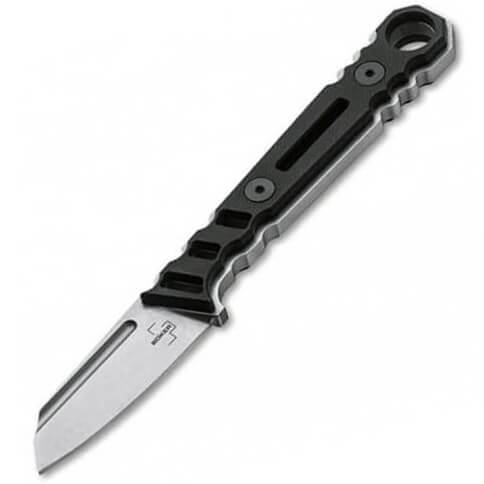 Cuchillo tactico con mango personalizable y adaptable