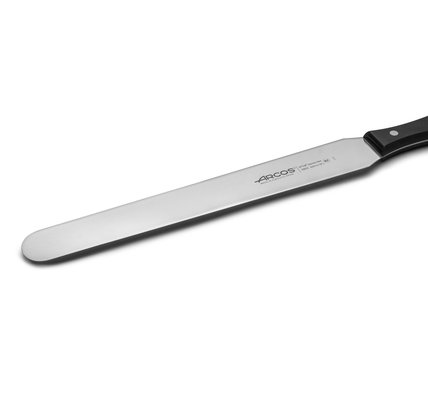Espátula para Pastelaria Arcos com Lâmina de 300 mm, Série Universal, com Cabo de Polioximetileno Preto