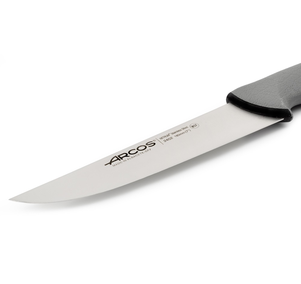 Arcos Butcher Knife with 180 mm Colour Prof blade and grey double injected handle