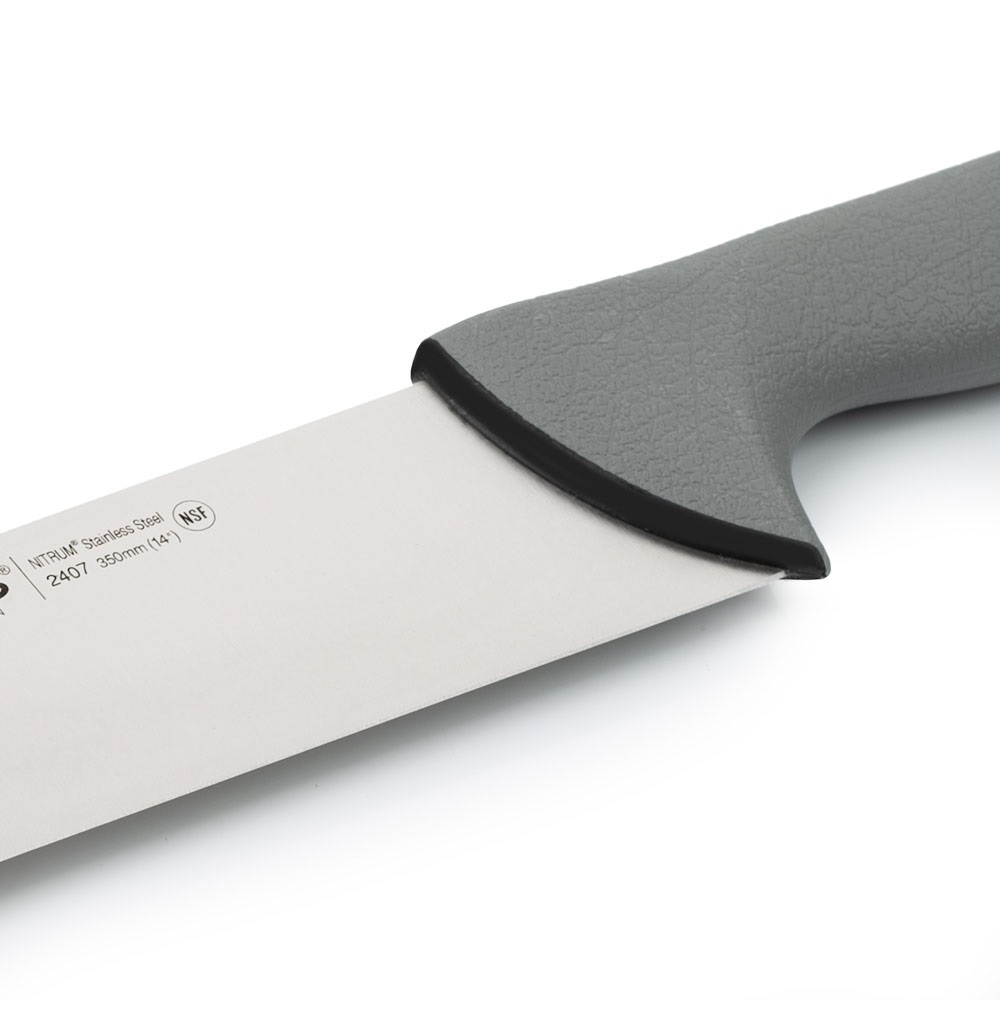 Couteau de boucher Arcos avec lame Colour Prof de 350 mm et manche gris double injection