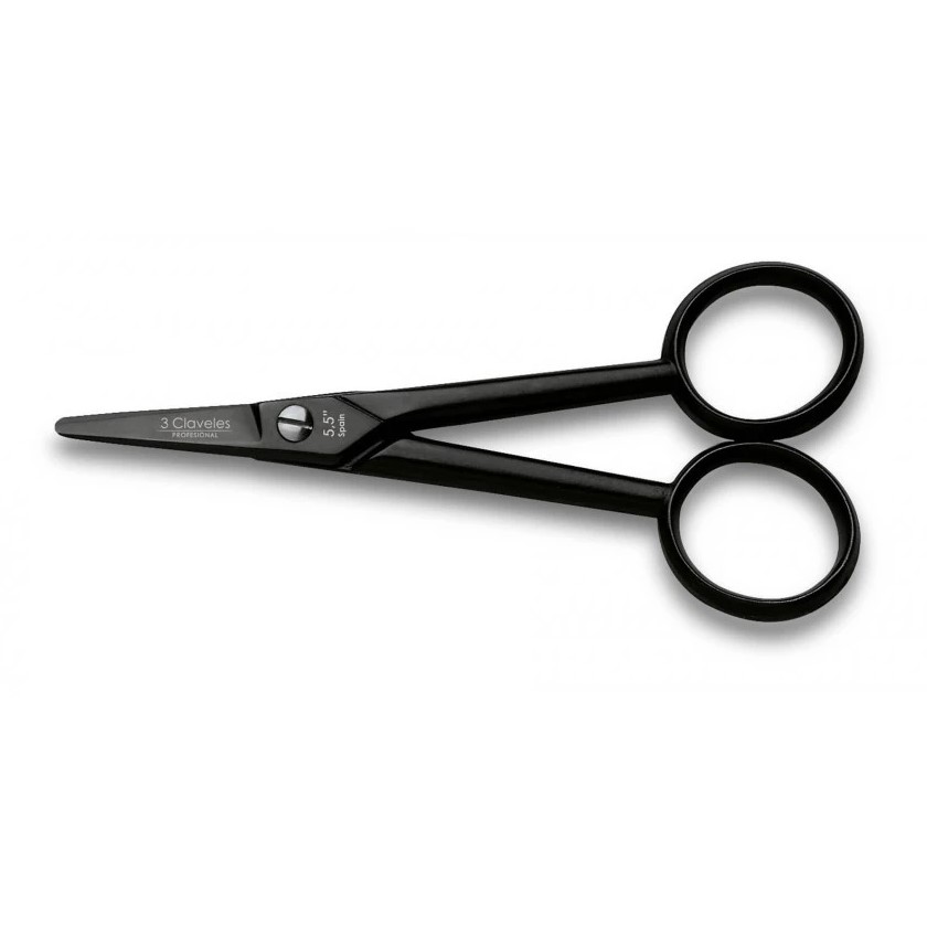 Tijera limpia uvas forjada negra 3 Claveles