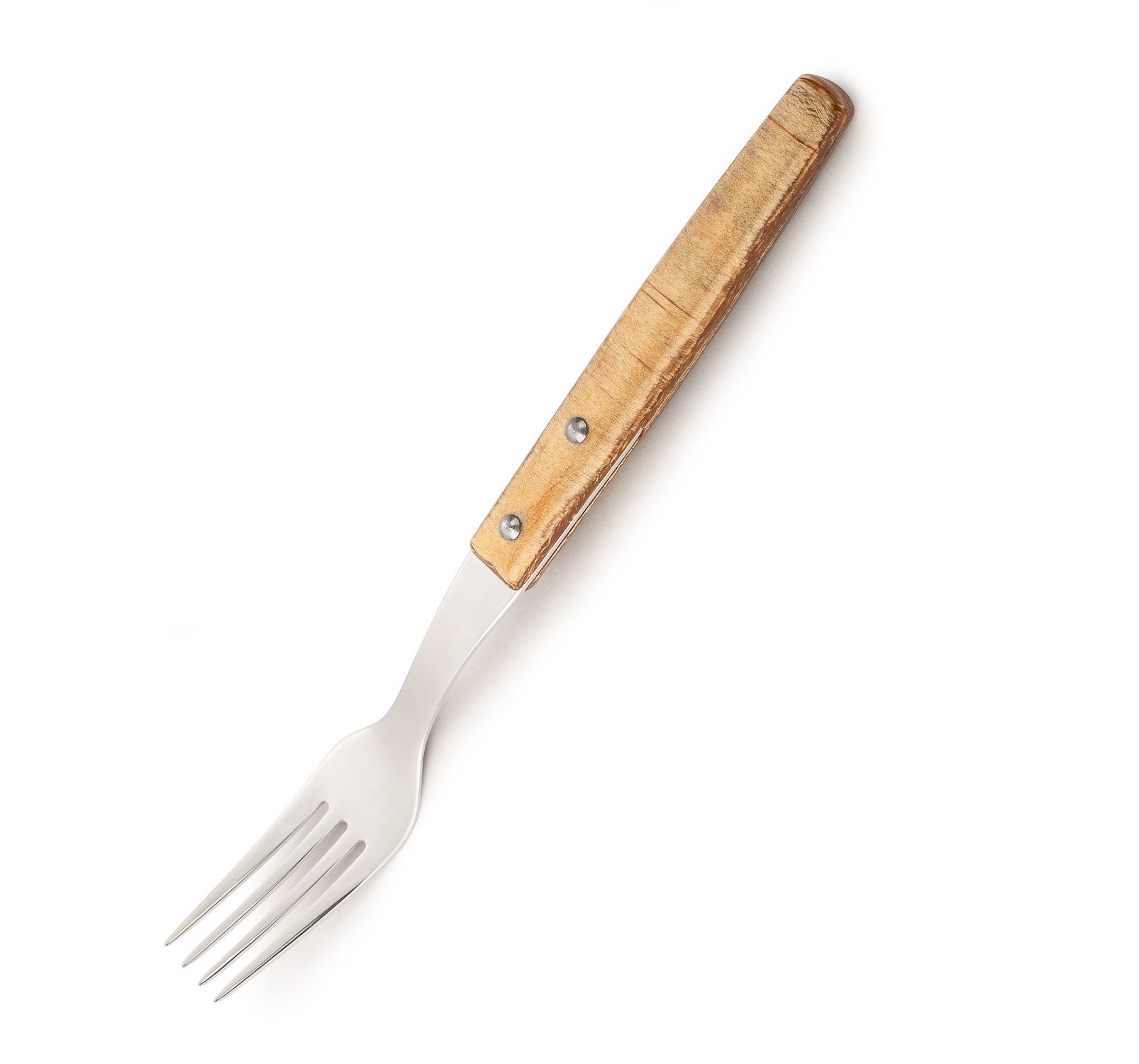 12 tenedores de mesa 200 mm Arcos con mango de madera comprimida ...